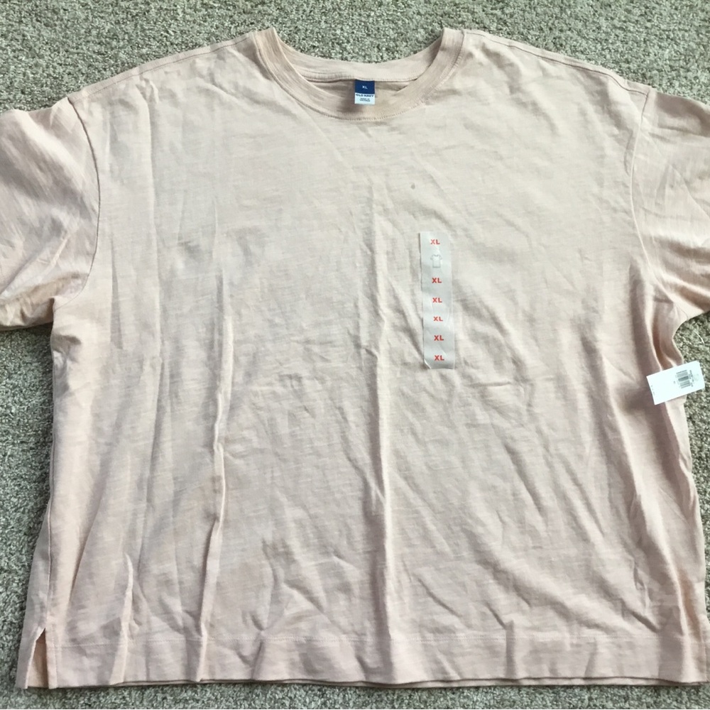Pink Casual T-Shirt women’s old navy xl BNWT